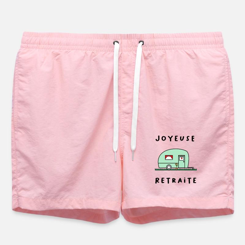 JOYEUSE RETRAITE. RETRAITE. RETRAITEE. RETRAITE - Short de bain - rose