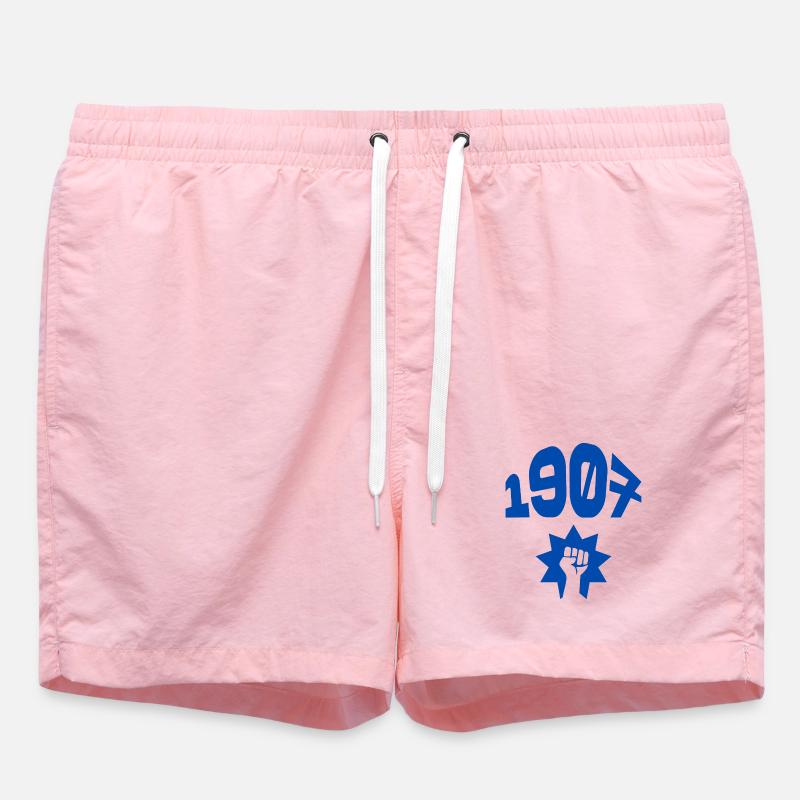 1907 - Short de bain - rose