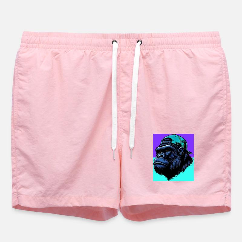 gorille - Short de bain - rose