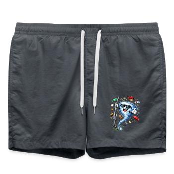 Hurricane with sunglasses - Swim Trunks -  - Front