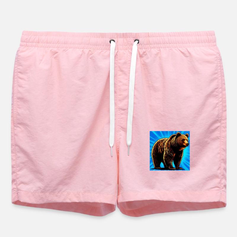 ours - Short de bain - rose