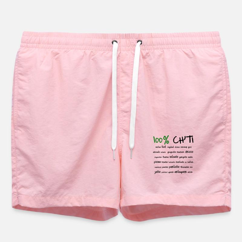 100% Ch'ti - Short de bain - rose