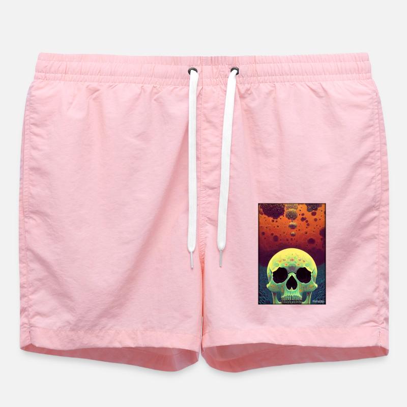 Crâne de Psy Goa - Short de bain - rose
