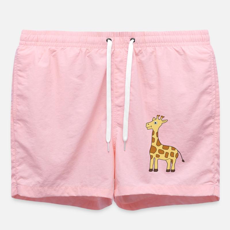 Girafe - Short de bain - rose
