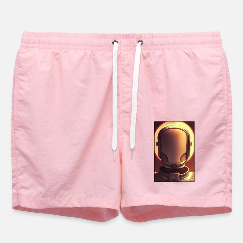 Robot Future Technology Science Android - Short de bain - rose