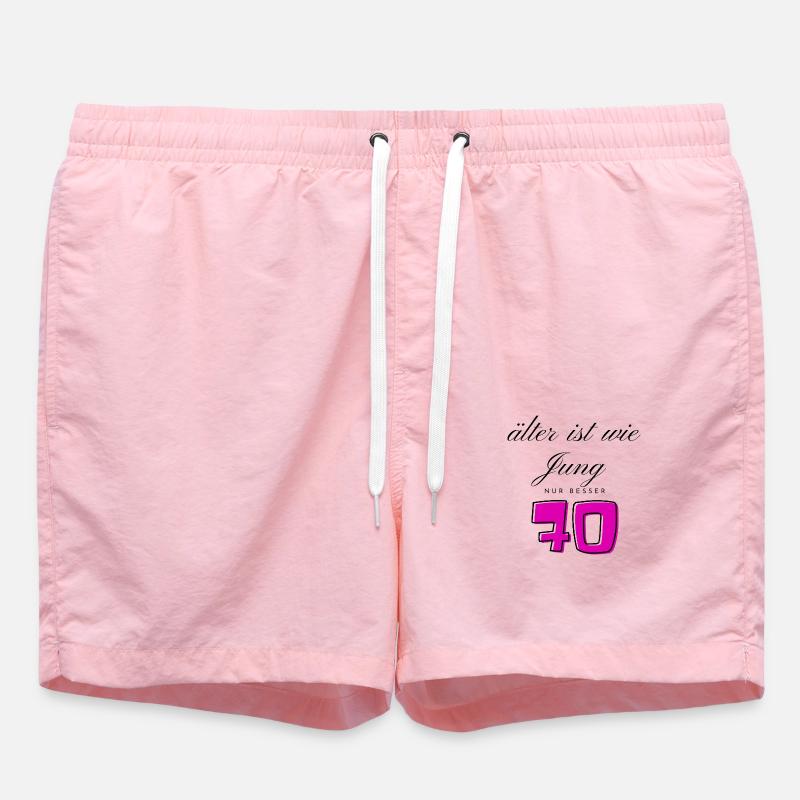 70e anniversaire - Short de bain - rose