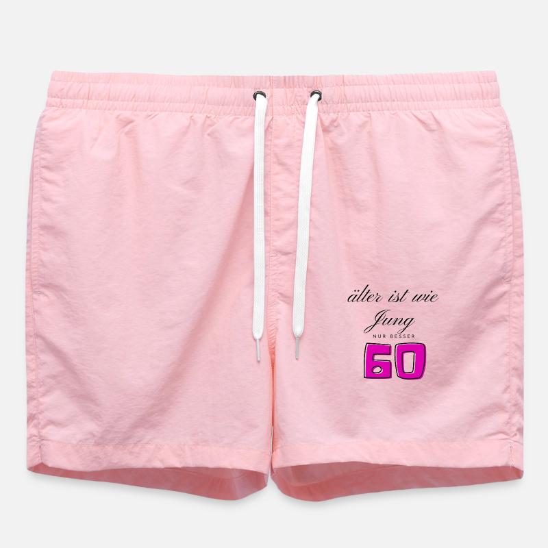 60e anniversaire - Short de bain - rose