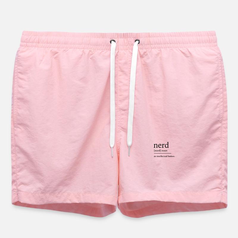 Nerd nerd - Short de bain - rose