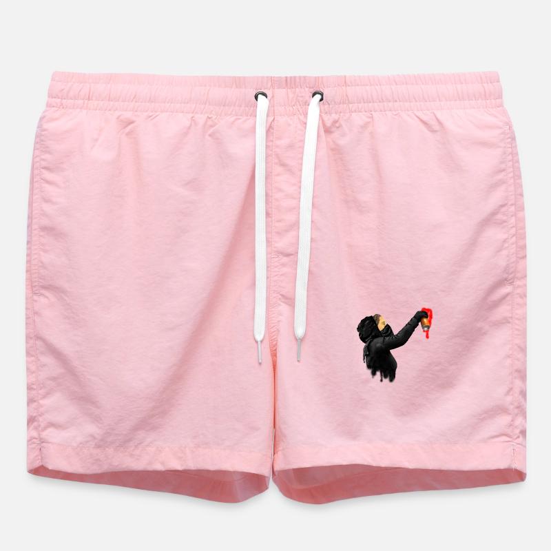 graffiti - Swim Trunks - pink