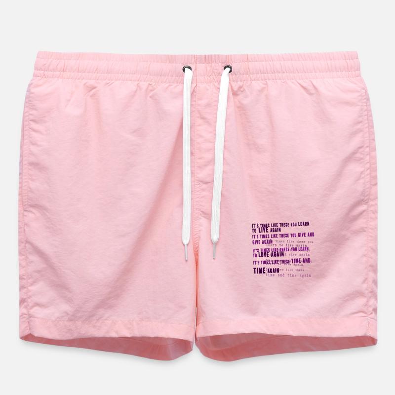 Foo Fighters lyrique - Short de bain - rose
