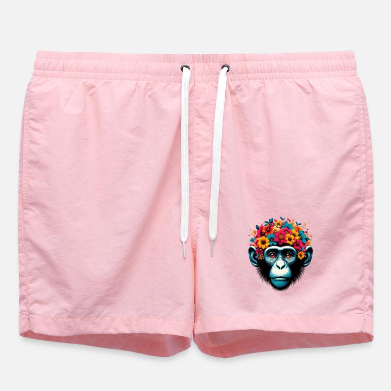 Singe - Short de bain - rose