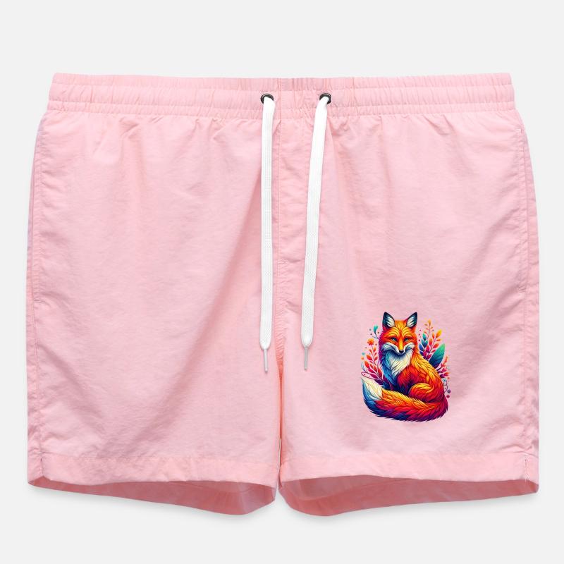 Fox - Swim Trunks - pink