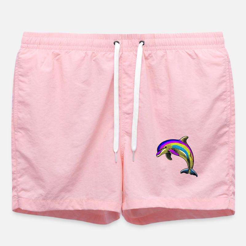 Dauphin - Short de bain - rose