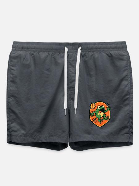 Panic Frog badge - Swim Trunks -