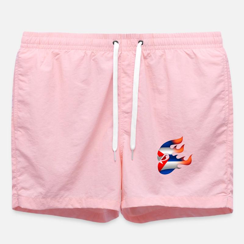 Drapeau de Cuba - Cuba - Ninja - Short de bain - rose