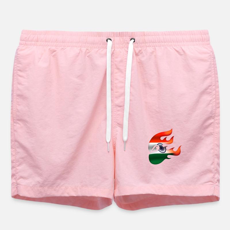 Drapeau de l’Inde - Inde - Ninja - Short de bain - rose