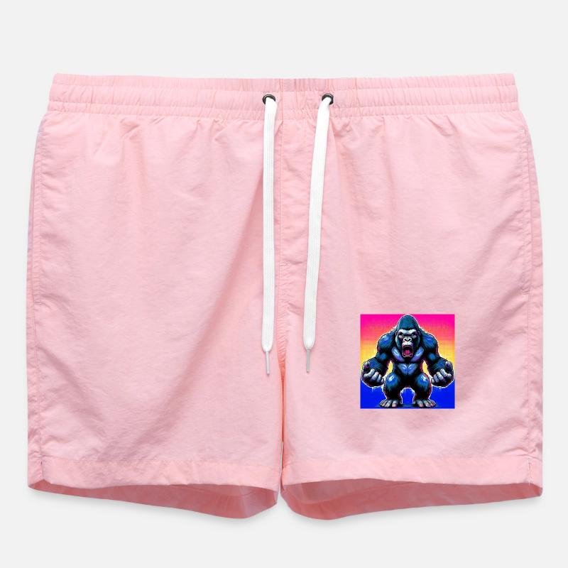 gorille - Short de bain - rose
