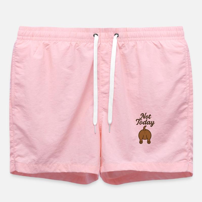 Teckel vu de derrière - Short de bain - rose