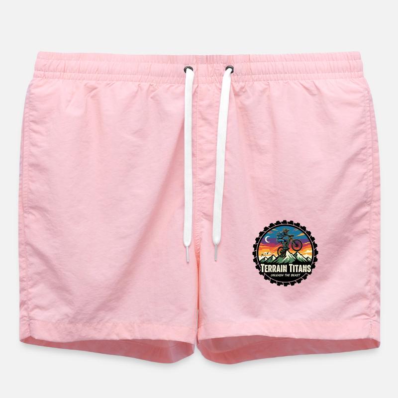 Terrain Titans MTB Unleashed - Swim Trunks - pink
