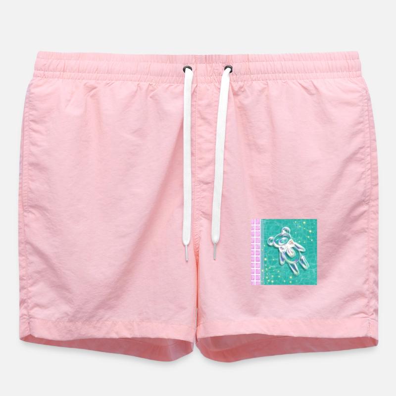 Ourson Bulle Propre - Short de bain - rose