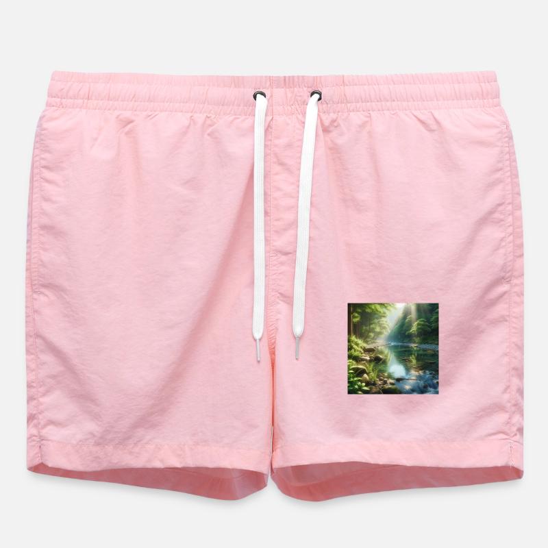 Quiet Skogsbäck - Swim Trunks - pink