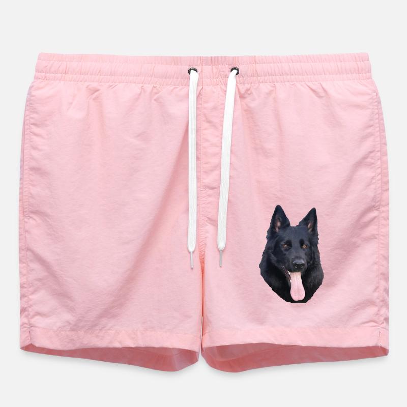 Portrait de beauté noire - Short de bain - rose