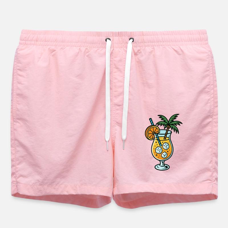 Cocktail 2 - Short de bain - rose