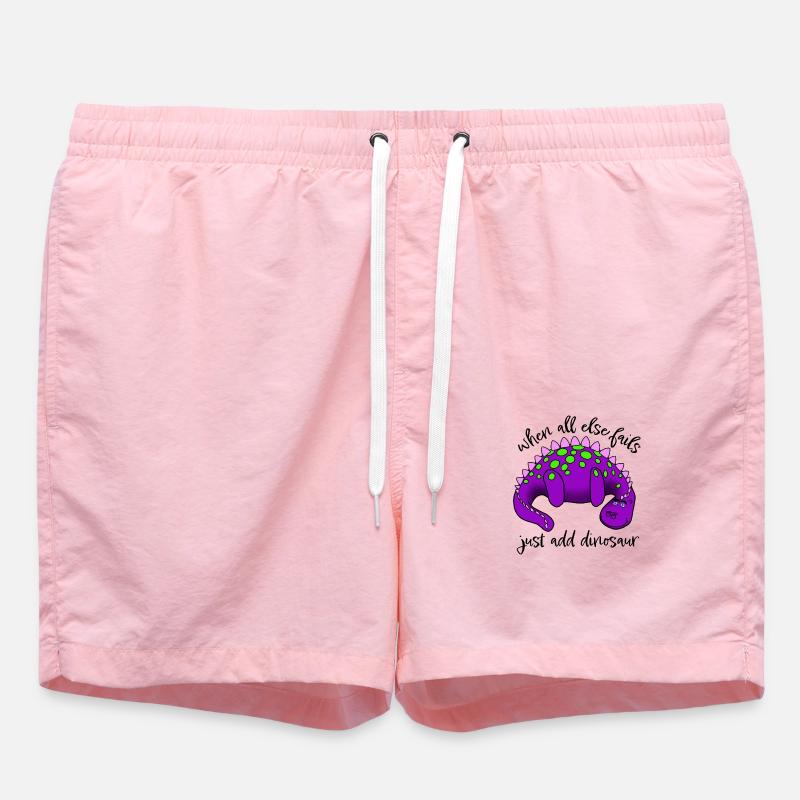 … Ajoutez simplement le dinosaure - Short de bain - rose