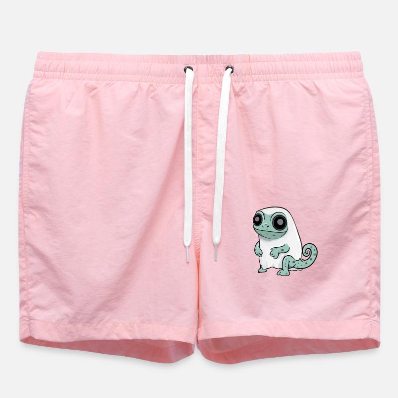 Chameleon Halloween Comic Geist - Badeshorts - Pink
