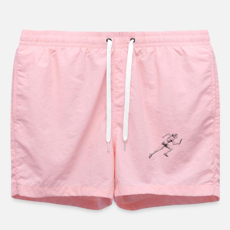 Runner - Short de bain - rose
