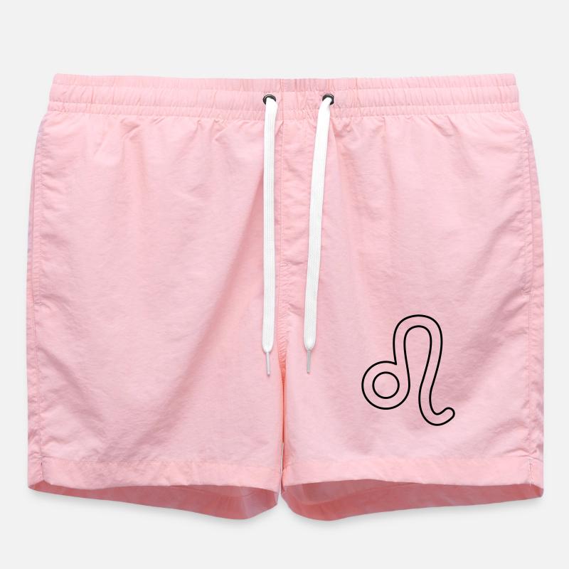 Löwe Sternzeichen Sternbild Tierkreiszeichen - Badeshorts - Pink