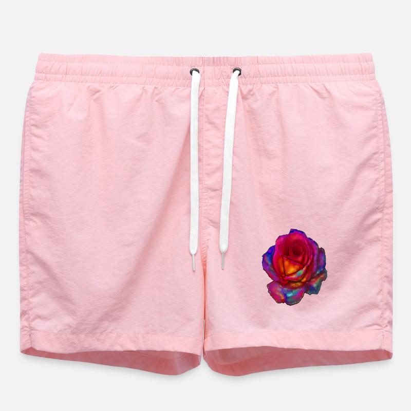 rose - Swim Trunks - pink