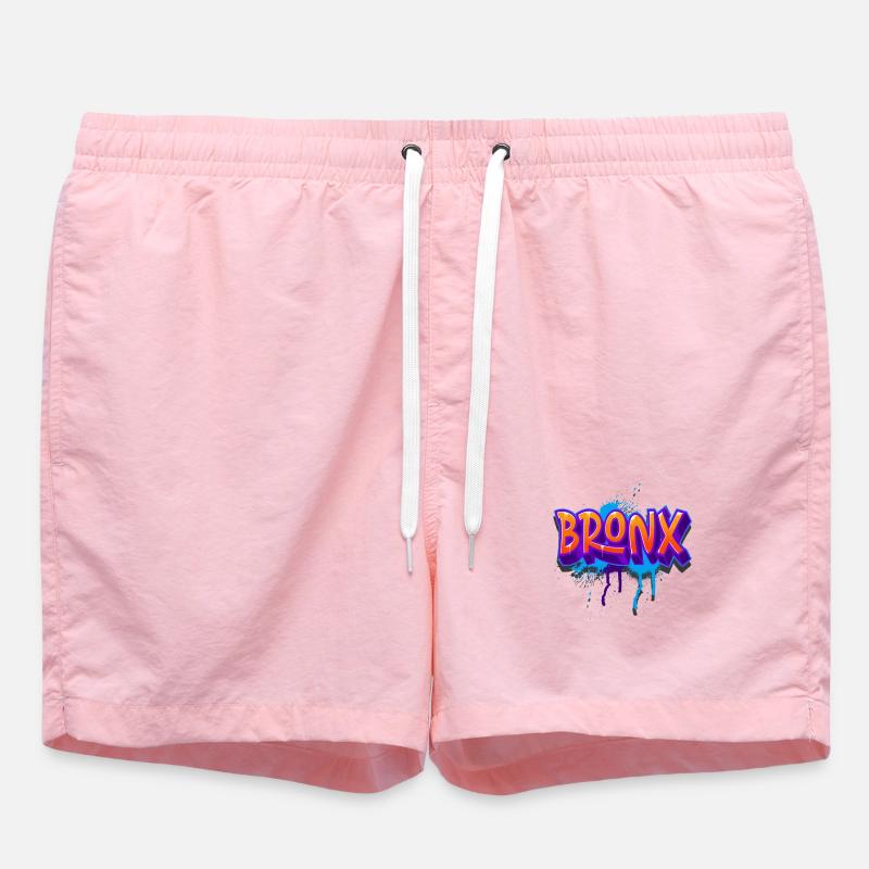 Bronx Graffiti - Badeshorts - Pink