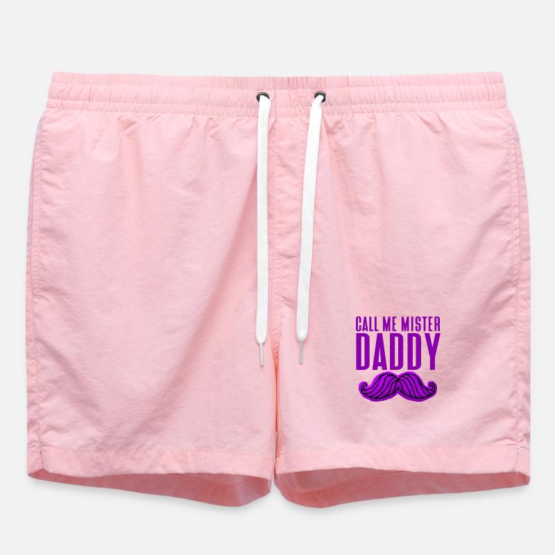 Call Me Mister Daddy - Short de bain - rose
