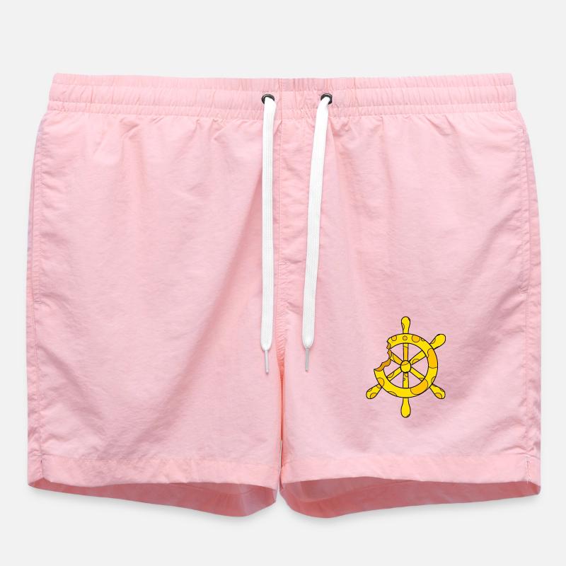 Cheese Steering Wheel - Swim Trunks - pink
