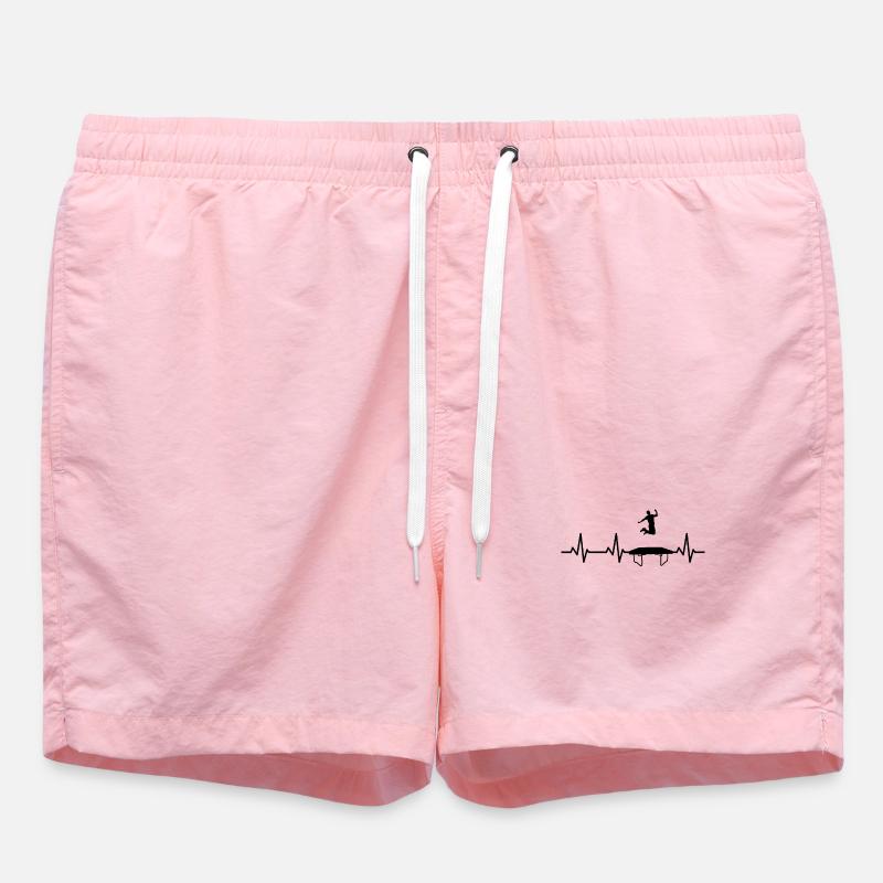 Trampoline ECG Heart Line - Short de bain - rose