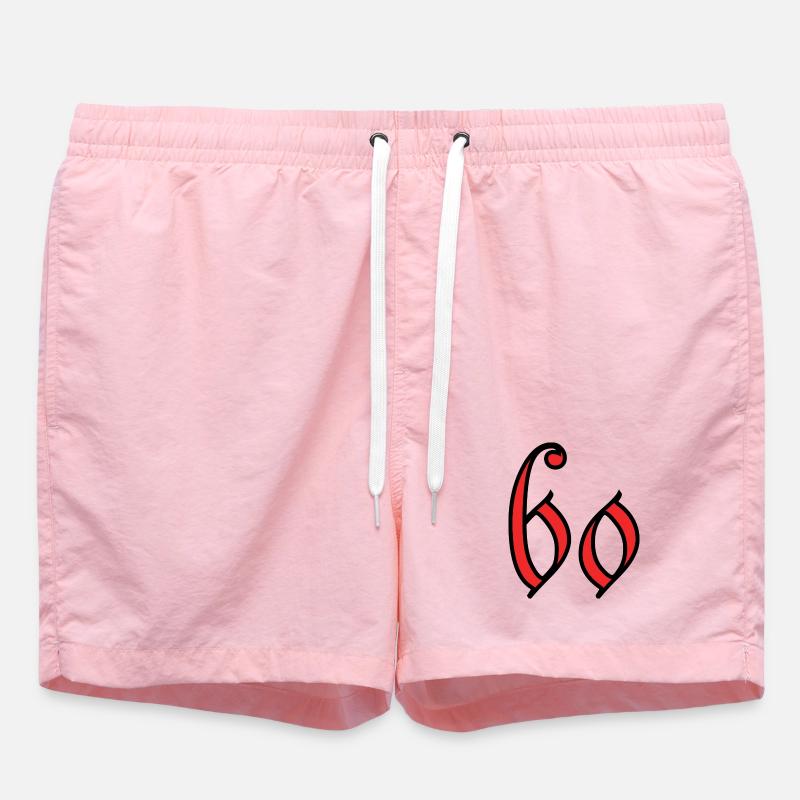 60 - Short de bain - rose