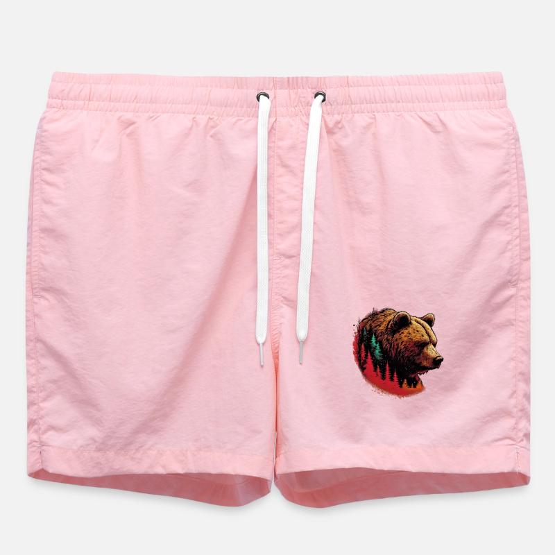 Ours - Short de bain - rose