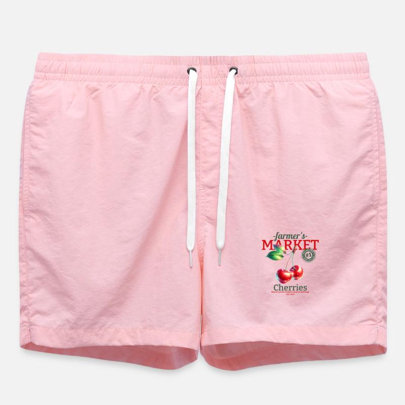 Cerises du marché fermier - Short de bain - rose