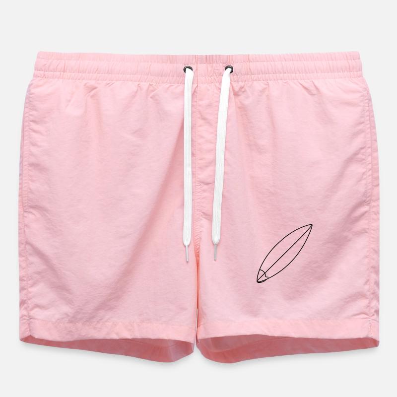 Croquis de planche de surf - Short de bain - rose