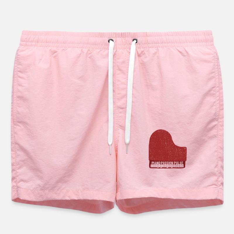 Piano Passion Pulse - Short de bain - rose