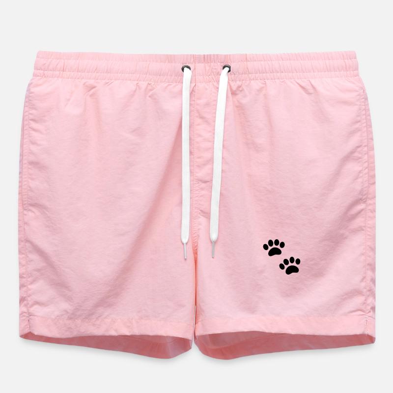 Empreinte de patte - Short de bain - rose