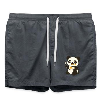Nourrir avec le bébé panda – Des bonbons colorés - Short de bain -  - Devant