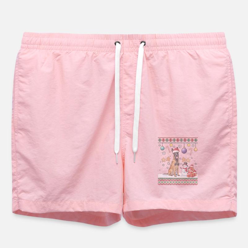 Père Noël laid Noël Chats mignons - Short de bain - rose