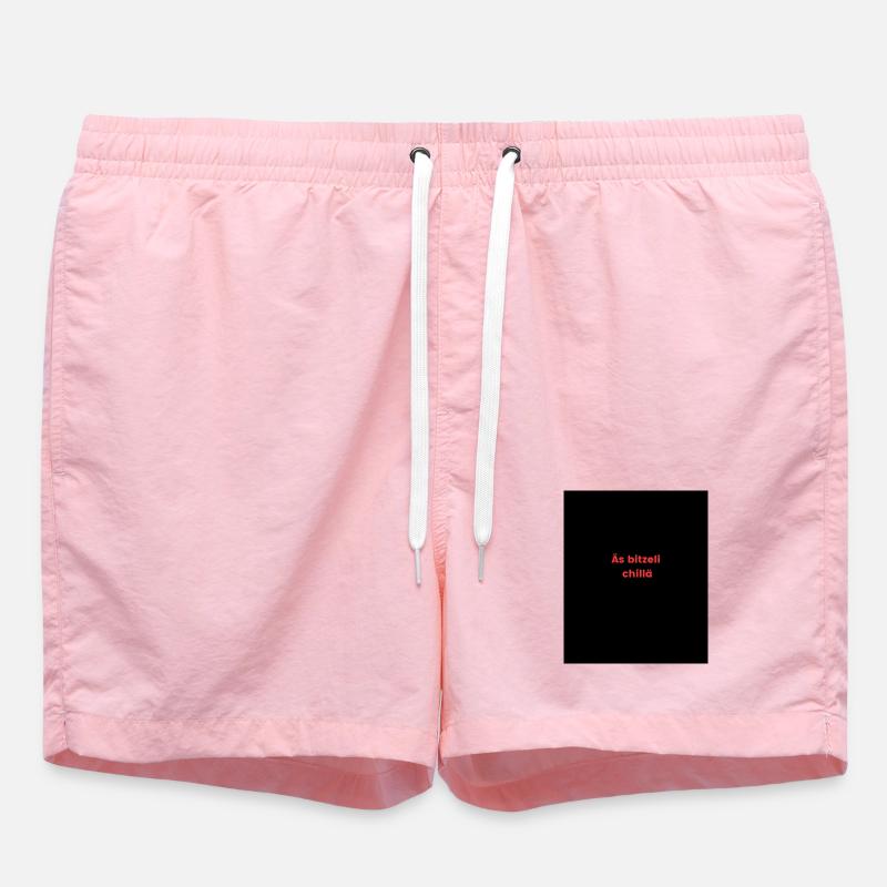 Äs bitzeli chillä T-Shirt classique - Short de bain - rose