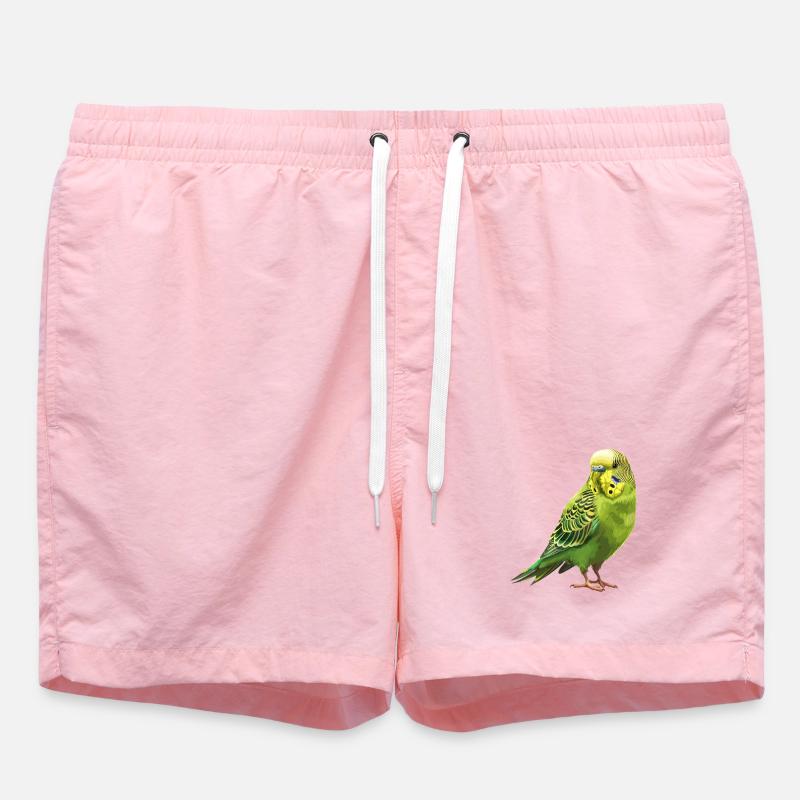 Conception de perruche Joie de vivre - Short de bain - rose