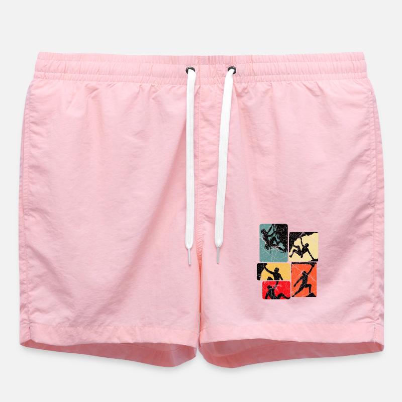 Escalade Bloc Alpinisme Grimpeurs Bloc - Short de bain - rose