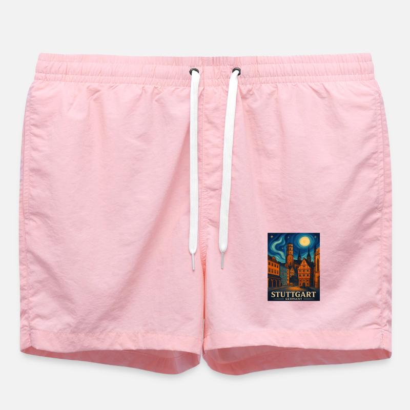 Stuttgart - Swim Trunks - pink