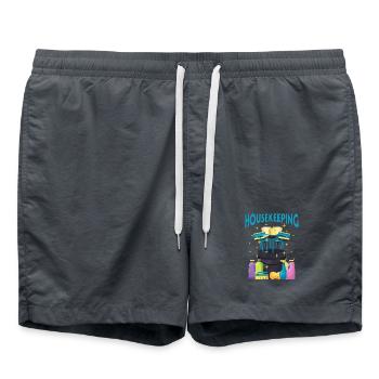 Équipe de nettoyage Motif Entretien ménager - Short de bain -  - Devant