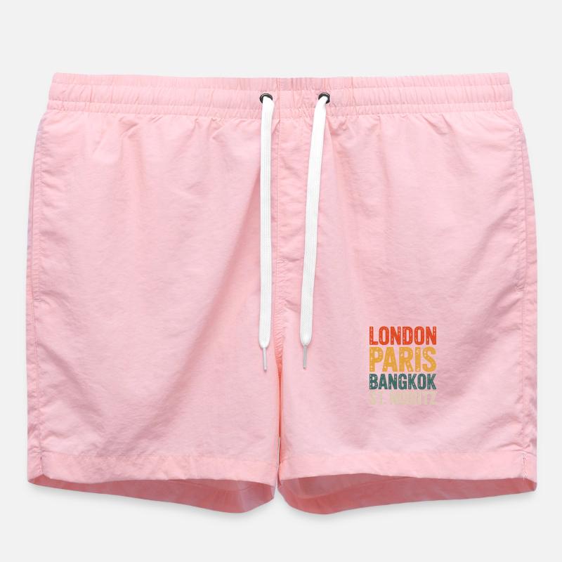 St. Moritz Swiss Graubünden - Swim Trunks - pink